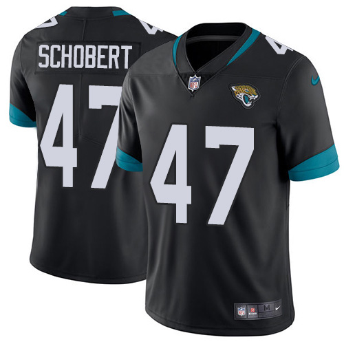 Jacksonville Jaguars 47 Joe Schobert Black Team Color Youth Stitched NFL Vapor Untouchable Limited Jersey